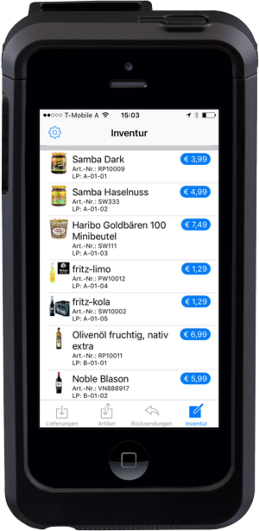 Pickware Mobile - Lager - Inventur